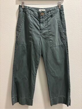 Velvet By Graham & Spencer Brylie Utility Pants in Green, size 2